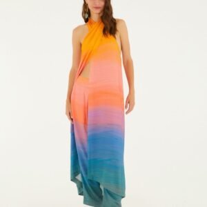 Vestido Estampado Marítime Ombré