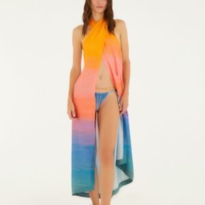 Alternative view of Vestido Estampado Marítime Ombré