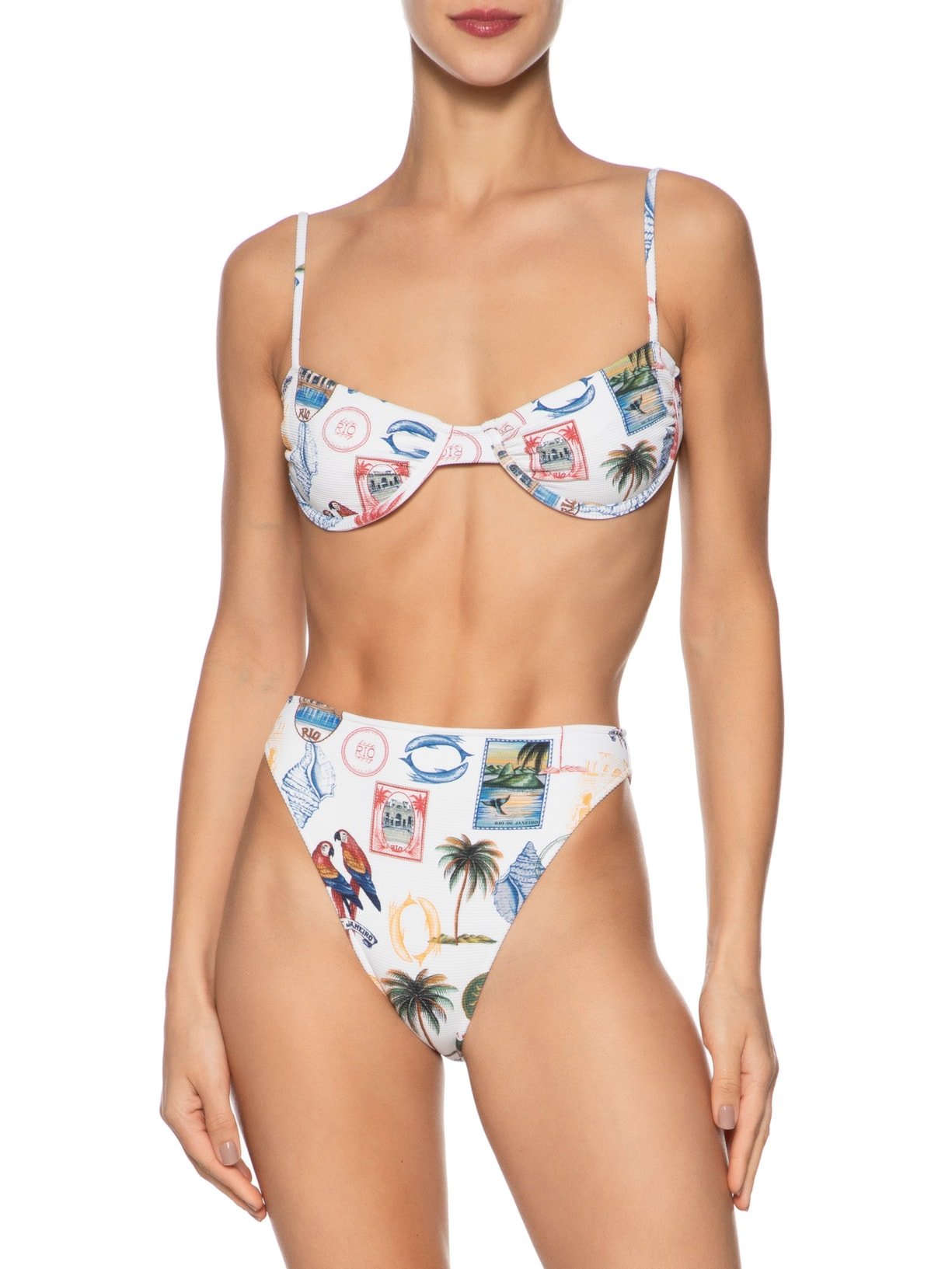Biquíni Hot Pant Tropical Vintage - Imagem 2