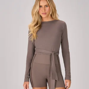 Blusa Manga Longa Transpassada