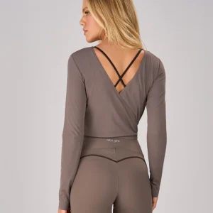 Alternative view of Blusa Manga Longa Transpassada