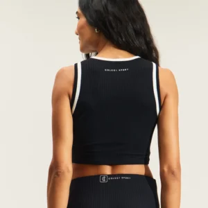 Alternative view of Top Cropped Feminino Canelado Com Nó